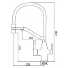 Kombi slavina FRAP F4397-9 