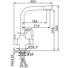 Kombi slavina FRAP F4352-7