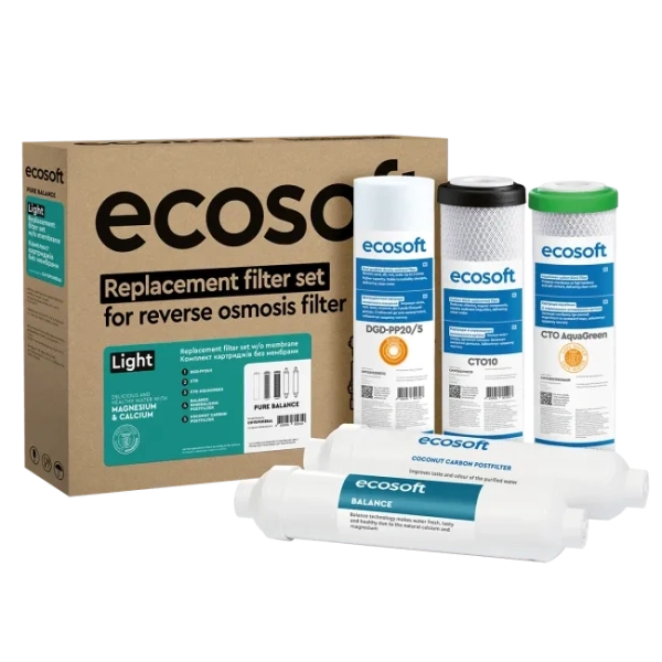 Set zamenskih filtera Ecosoft PURE Balance Light (bez membrane)
